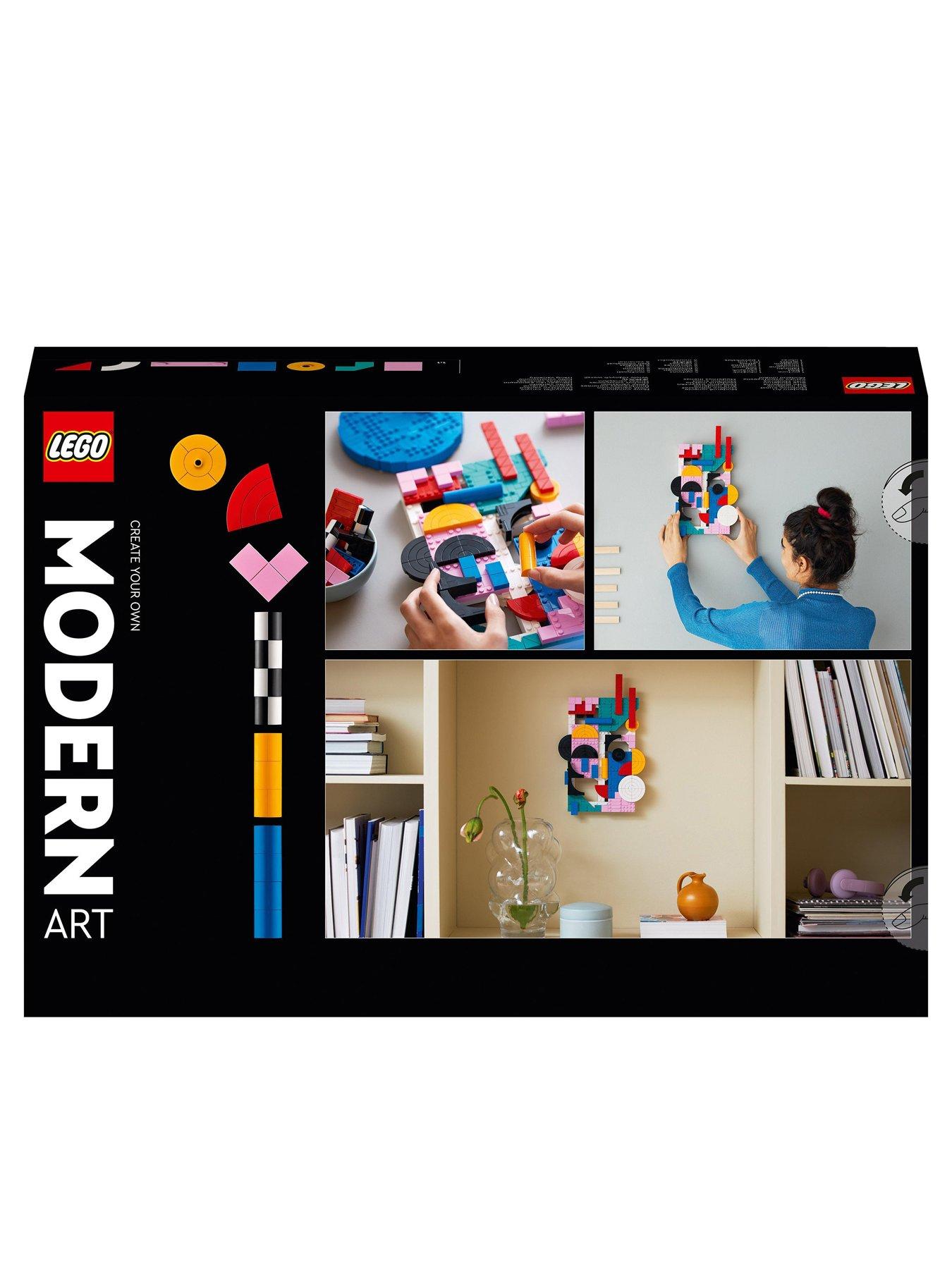 LEGO ART Modern Art Colourful Abstract Wall Canvas Set 31210 Very