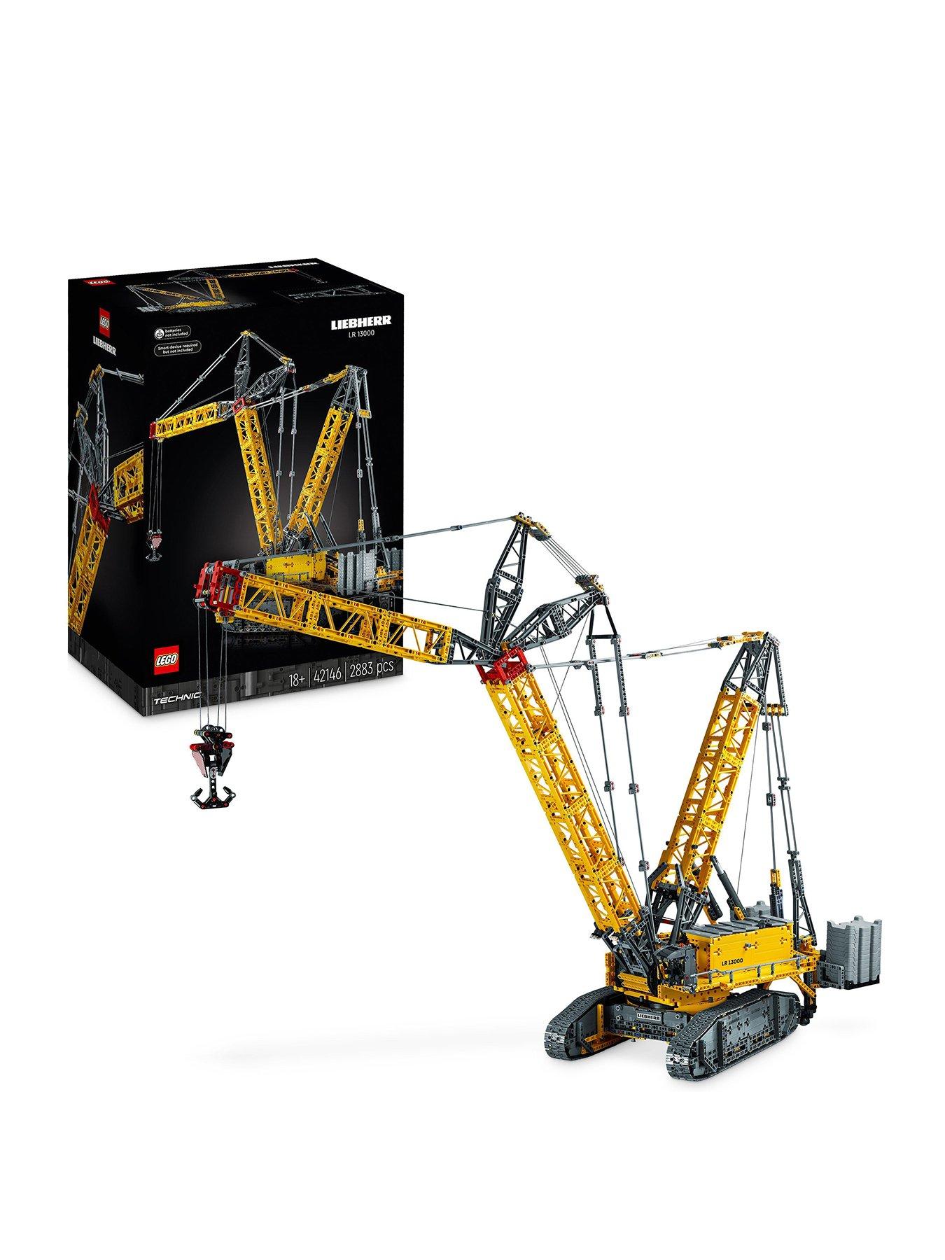 Largest lego cheap crane set