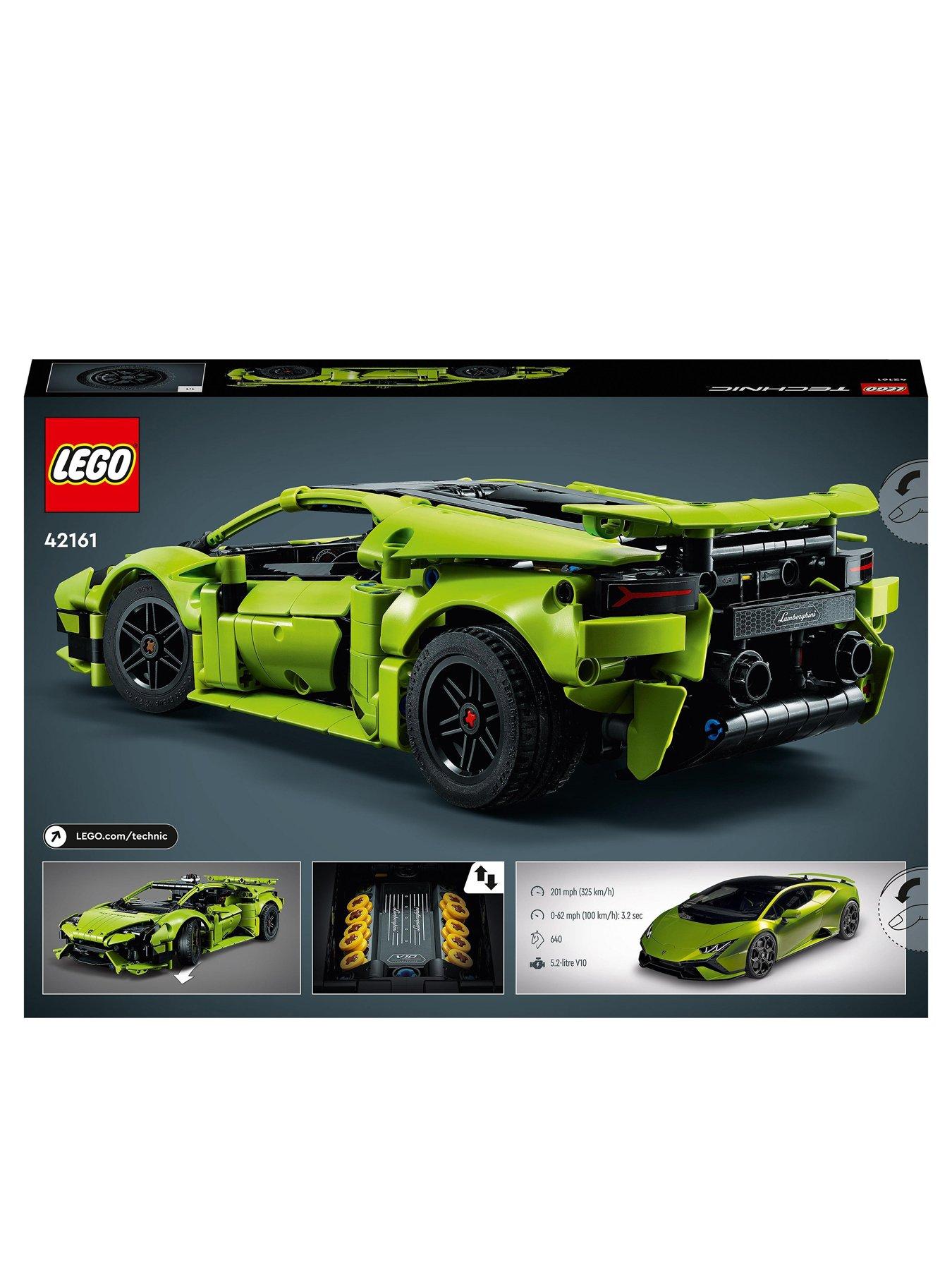 Lego technic green car hot sale