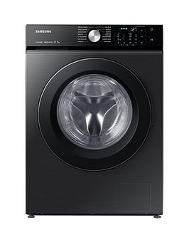 Product photograph of Samsung Series 5 Ww11bba046abeu Spacemax Washing Machine 11kg Load 1400rpm Spin A Rated - Black from very.co.uk