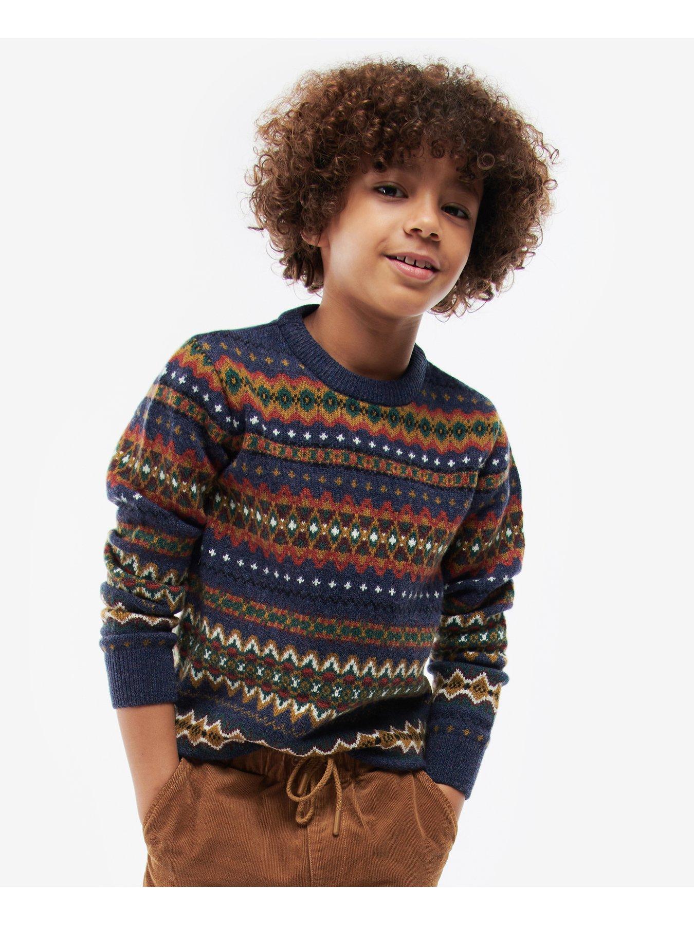 Barbour case fairisle store crew neck jumper