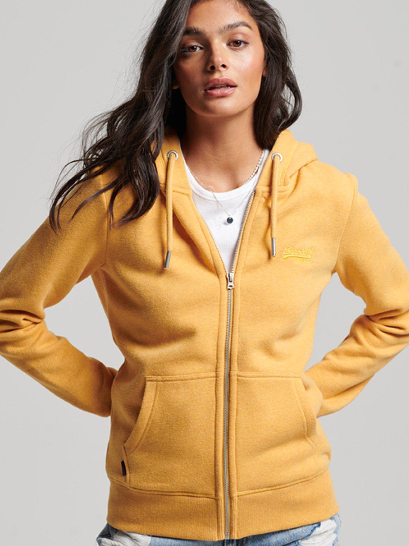 Superdry hot sale hoodie yellow