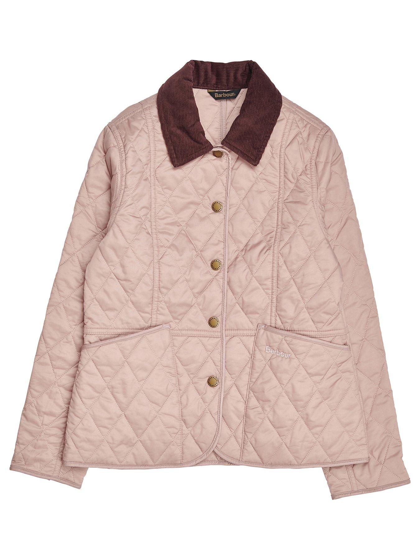 Barbour girls quilted sales jacket