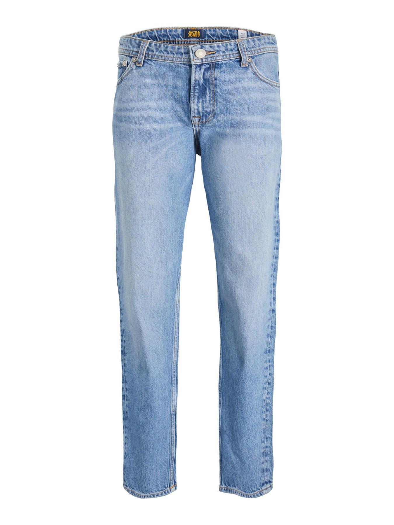 Image 2 of 4 of Jack & Jones Junior Boys Chris Original 920 Loose Jeans - Blue Denim