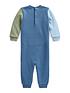  image of ralph-lauren-baby-colour-block-one-piece-coverall-romper-clancy-blue-multi