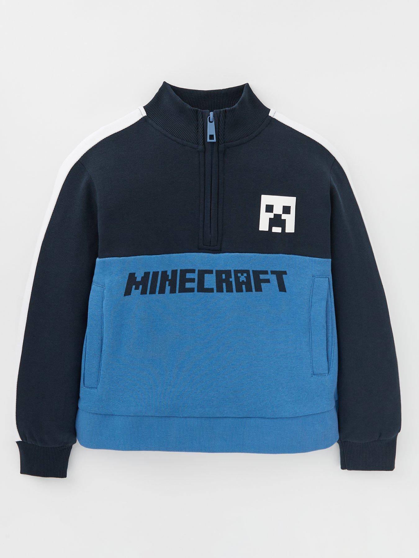 Minecraft Charged Creeper Plush Fleece Hooded Robe and Pajama Set
