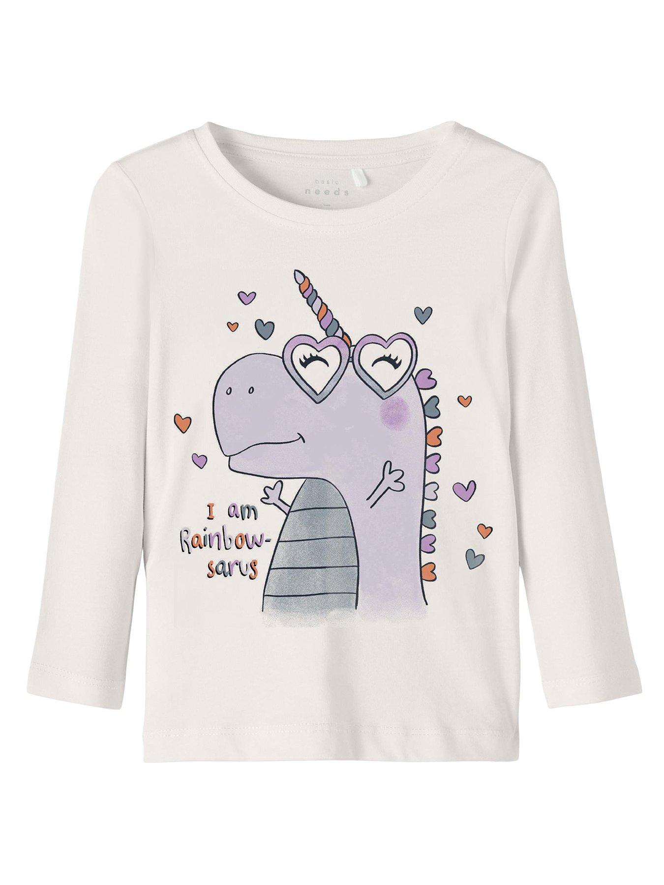 name-it-mini-girls-dino-long-sleeve-tshirt-white