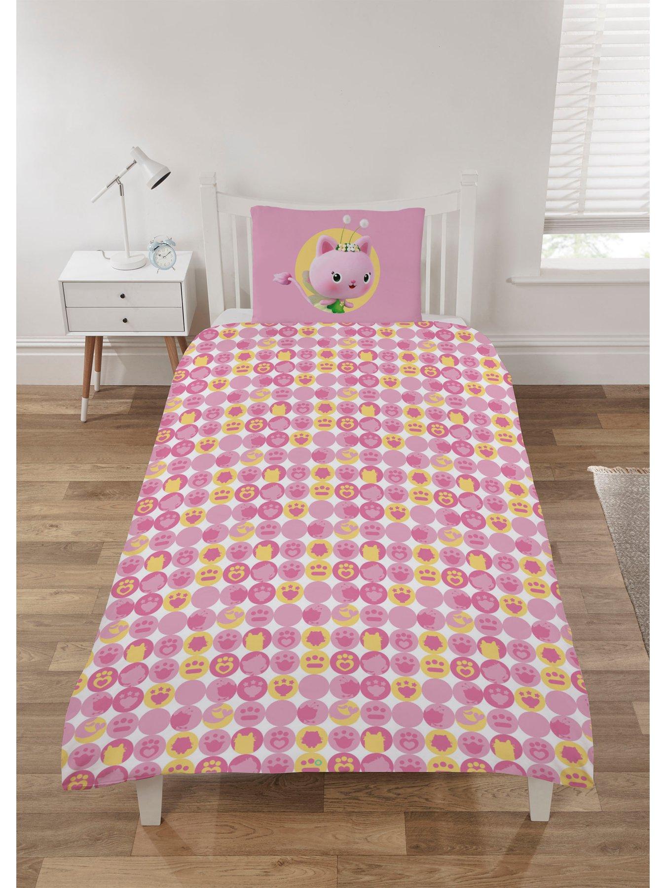 Image 6 of 6 of Gabby's Dollhouse Gabby and Friends Duvet Cover Set - Pink