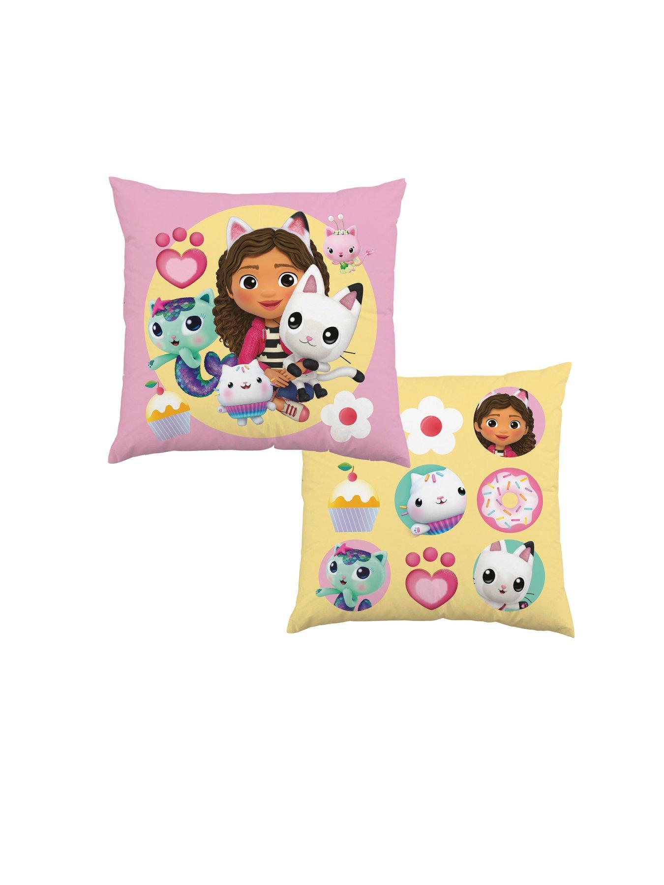 Product photograph of Gabbys Dollhouse Gabby Amp Friends Square Cushion from very.co.uk