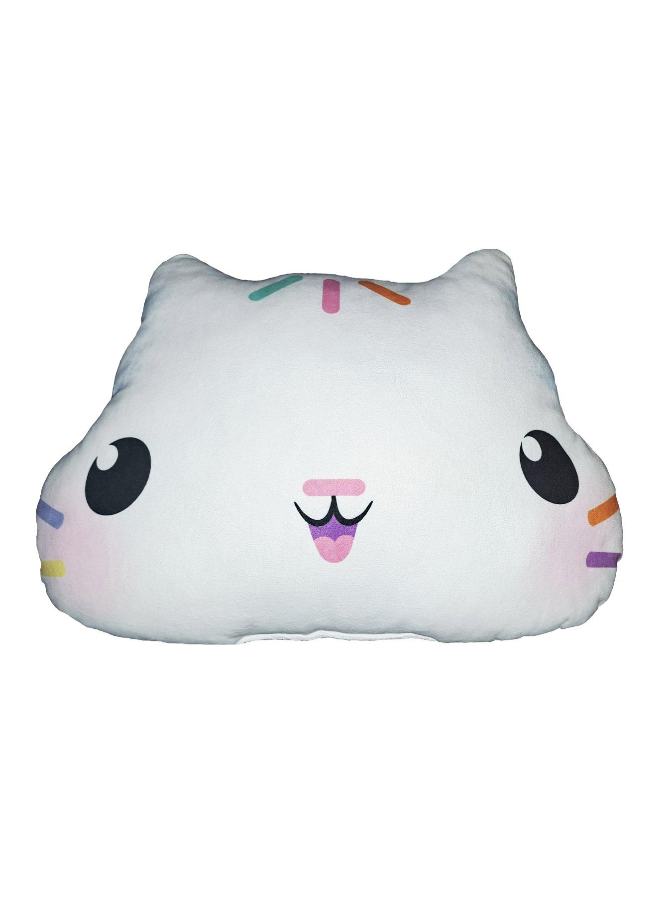 Product photograph of Gabby S Dollhouse Cakey Cat Shaped Cushion - Multi from very.co.uk