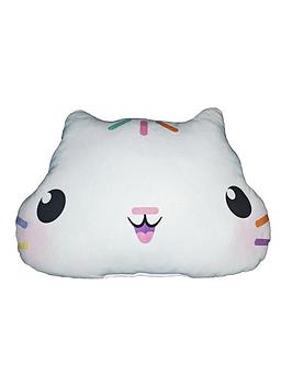 Product photograph of Gabby S Dollhouse Cakey Cat Shaped Cushion from very.co.uk