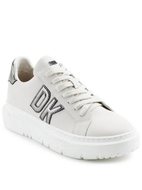 dkny-marian-lace-up-trainers-beige