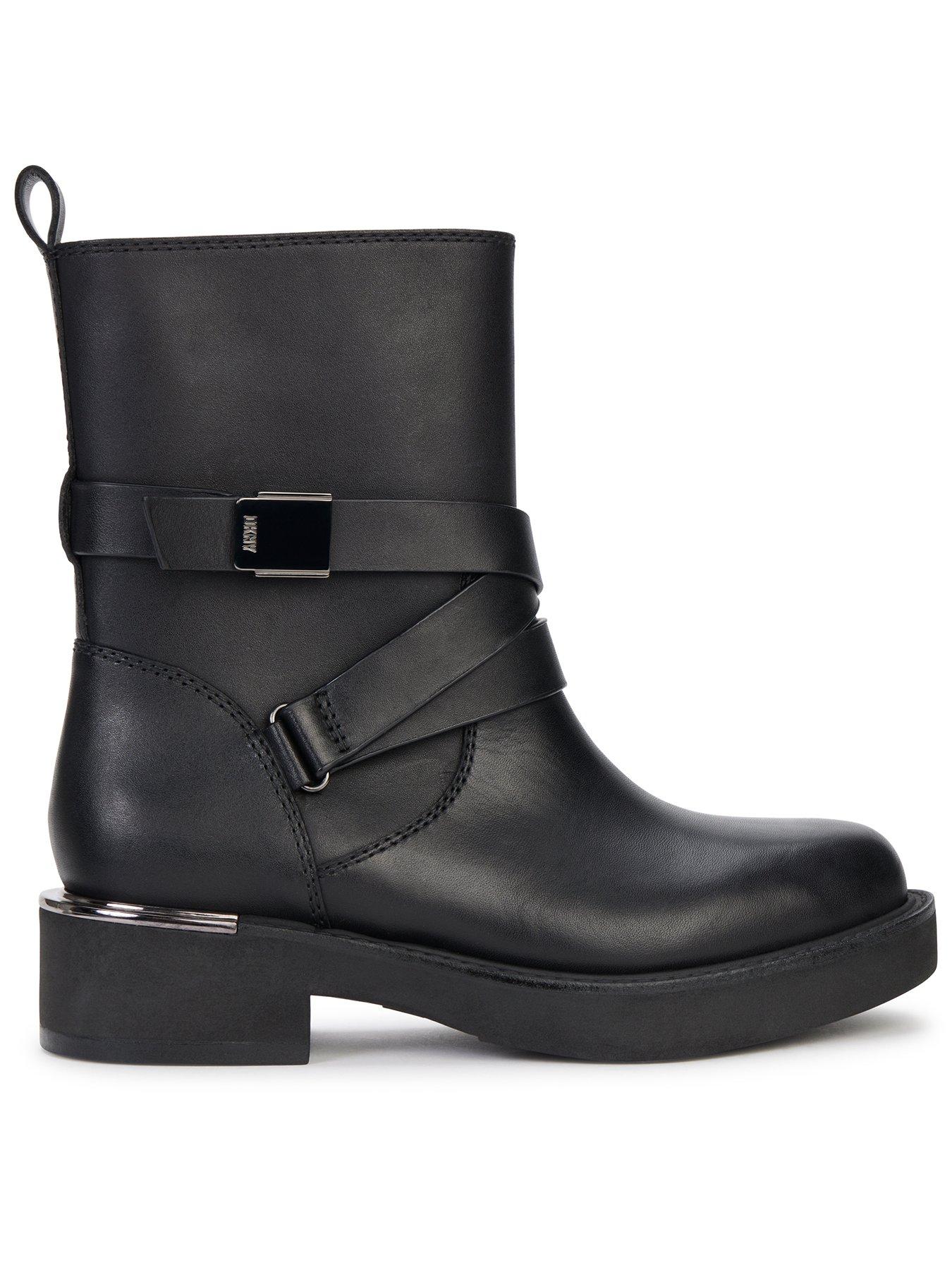 DKNY Taeta Strappy Bootie 40Mm Black Very