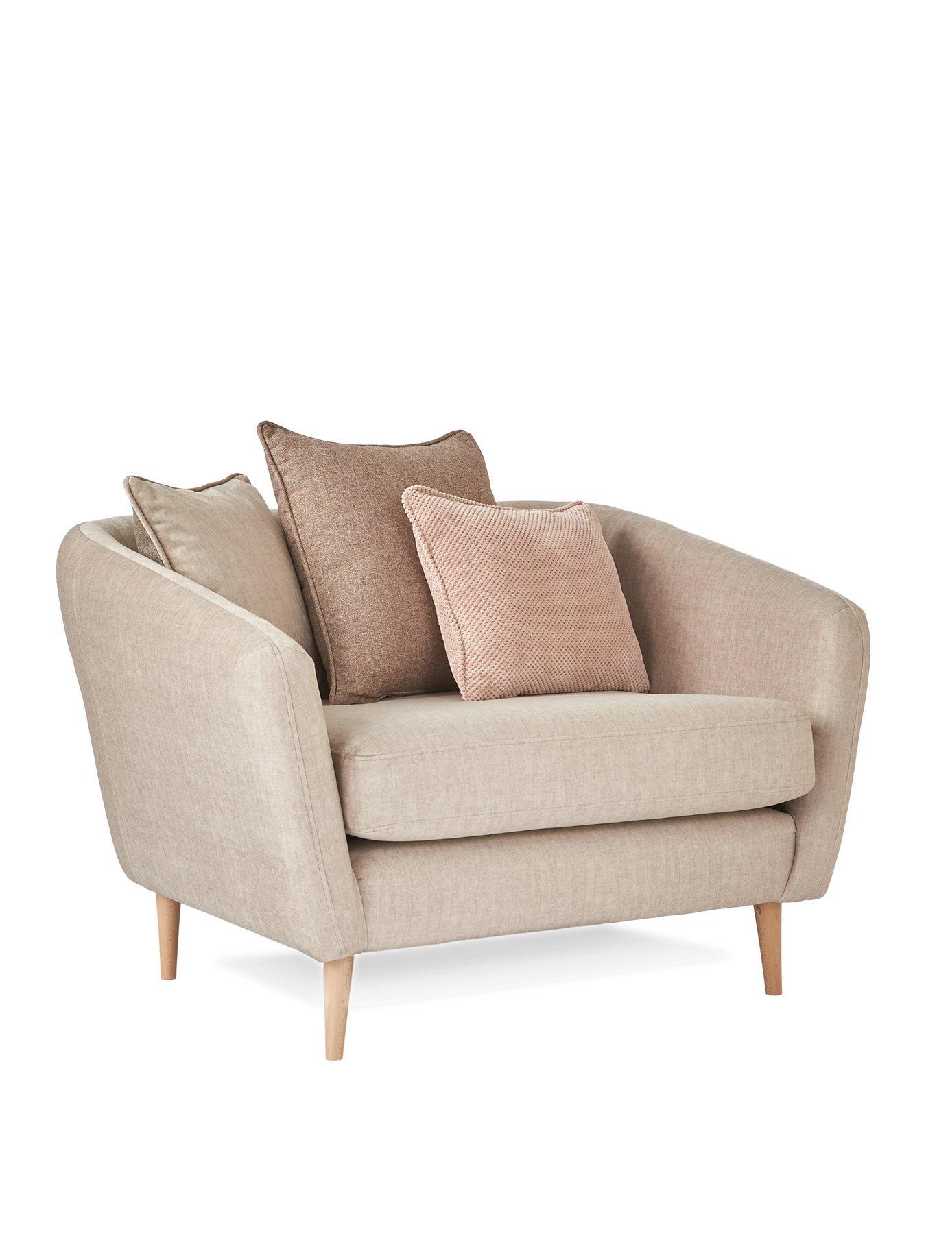 Grey cuddle chair online dfs