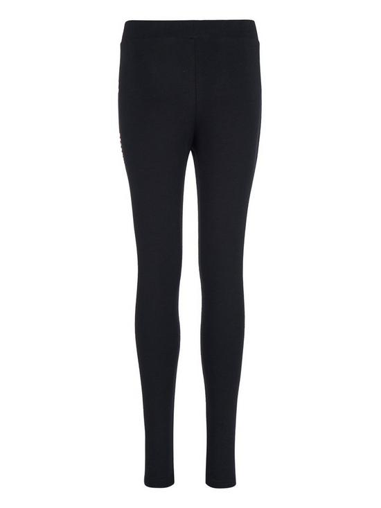 back image of juicy-couture-girls-leggings-jet-black