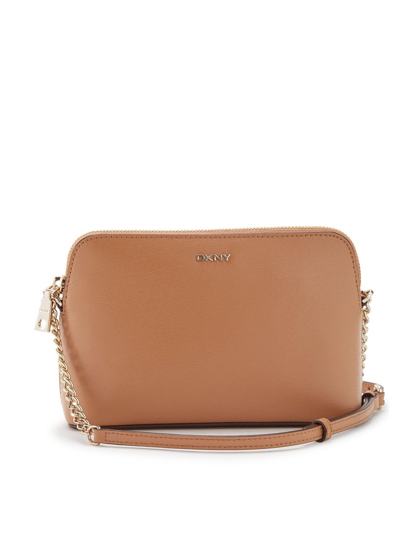 DKNY Bryant dome leather crossbody bag