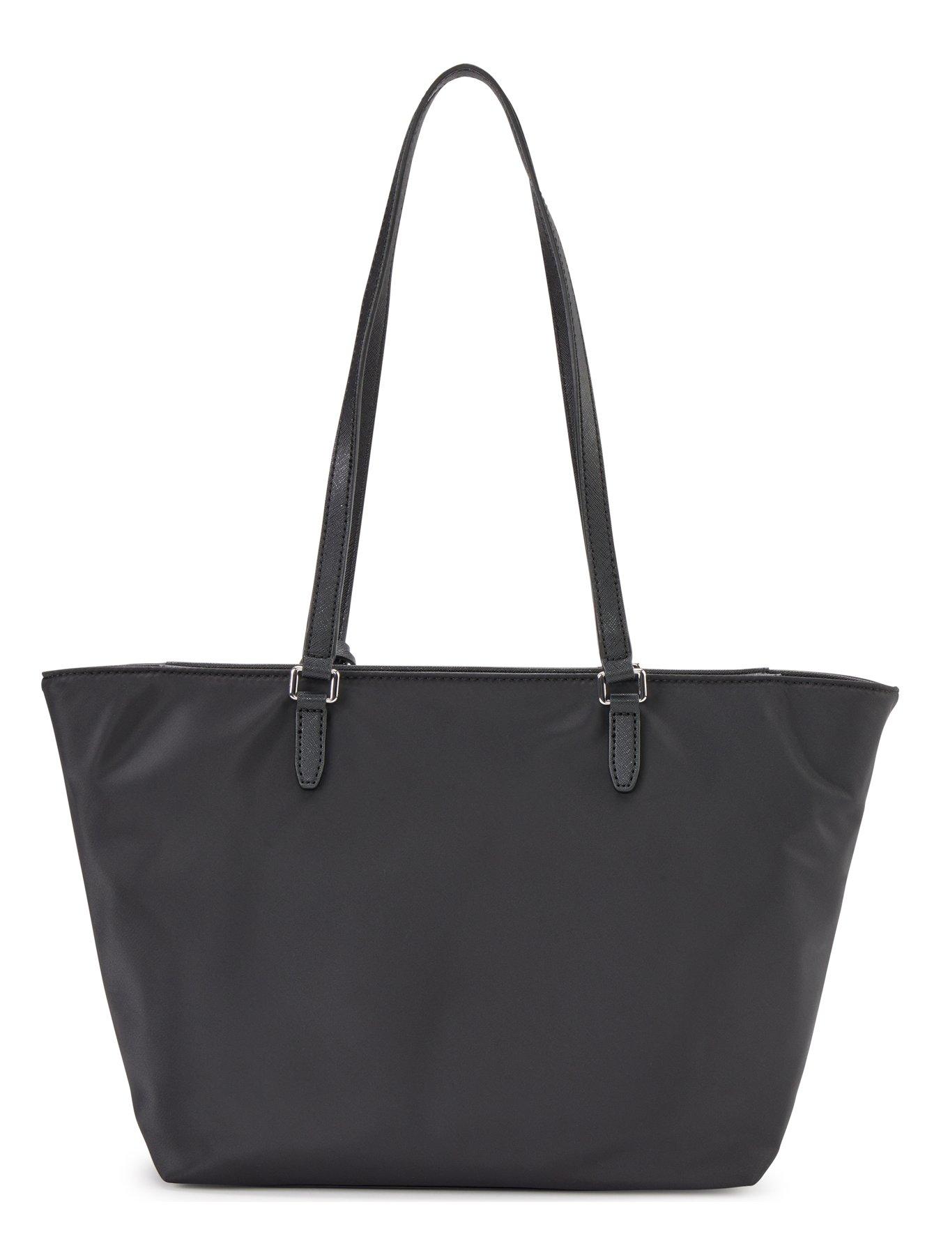 DKNY Casey Nylon Tote - Black/Silver | very.co.uk