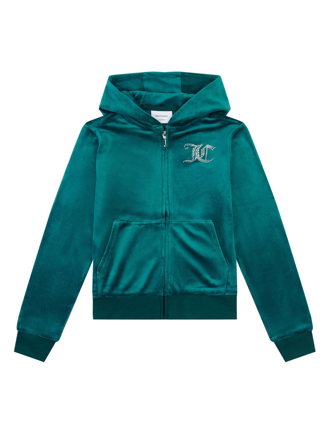 juicy-couture-girls-diamante-velour-zip-through-hoodie-botanical-garden-green