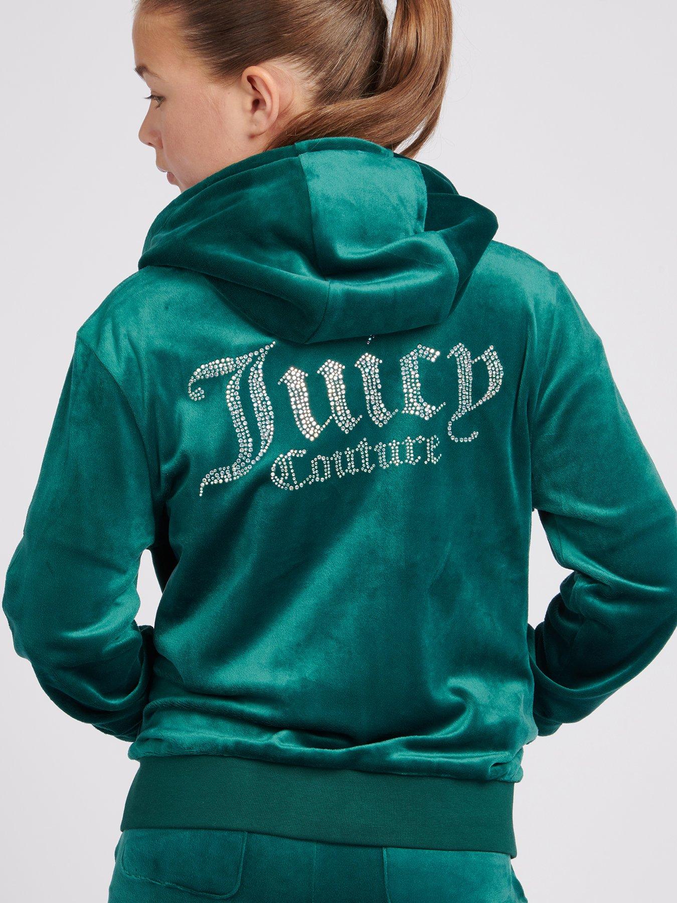 Women's juicy couture graphic cheap velour hoodie