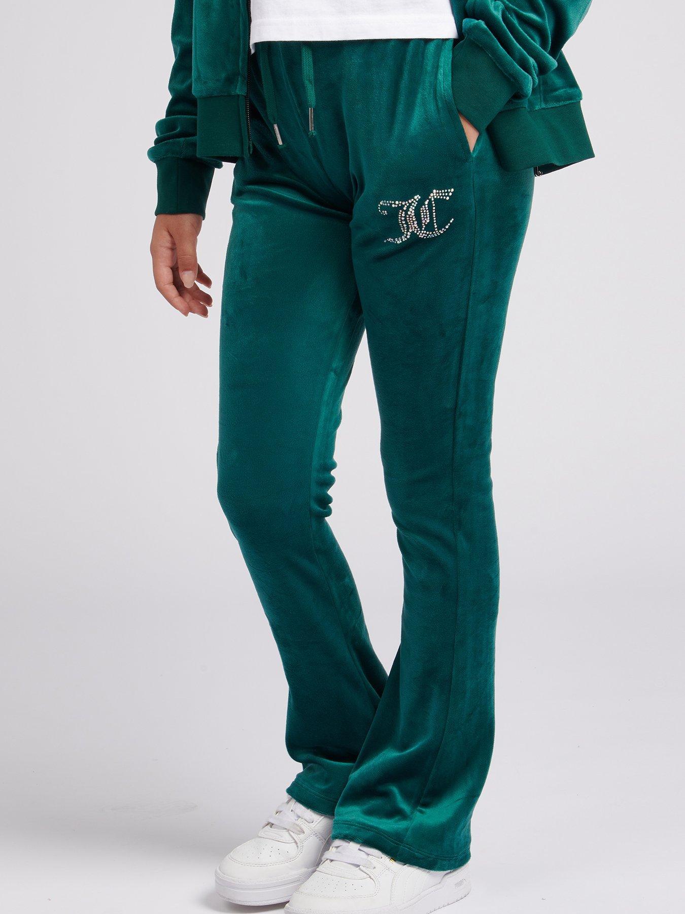 Green juicy couture online tracksuit bottoms