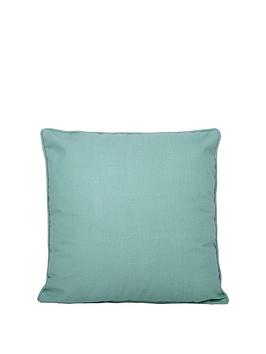 Product photograph of Fusion Plain Dye Outdoor Cushion - Teal from very.co.uk