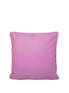 Product photograph of Fusion Plain Dye Outdoor Cushion - Pink from very.co.uk