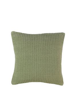 Product photograph of Appletree Bruges Khaki Cushion from very.co.uk