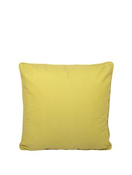 Product photograph of Fusion Plain Dye Outdoor Cushion - Ochre from very.co.uk