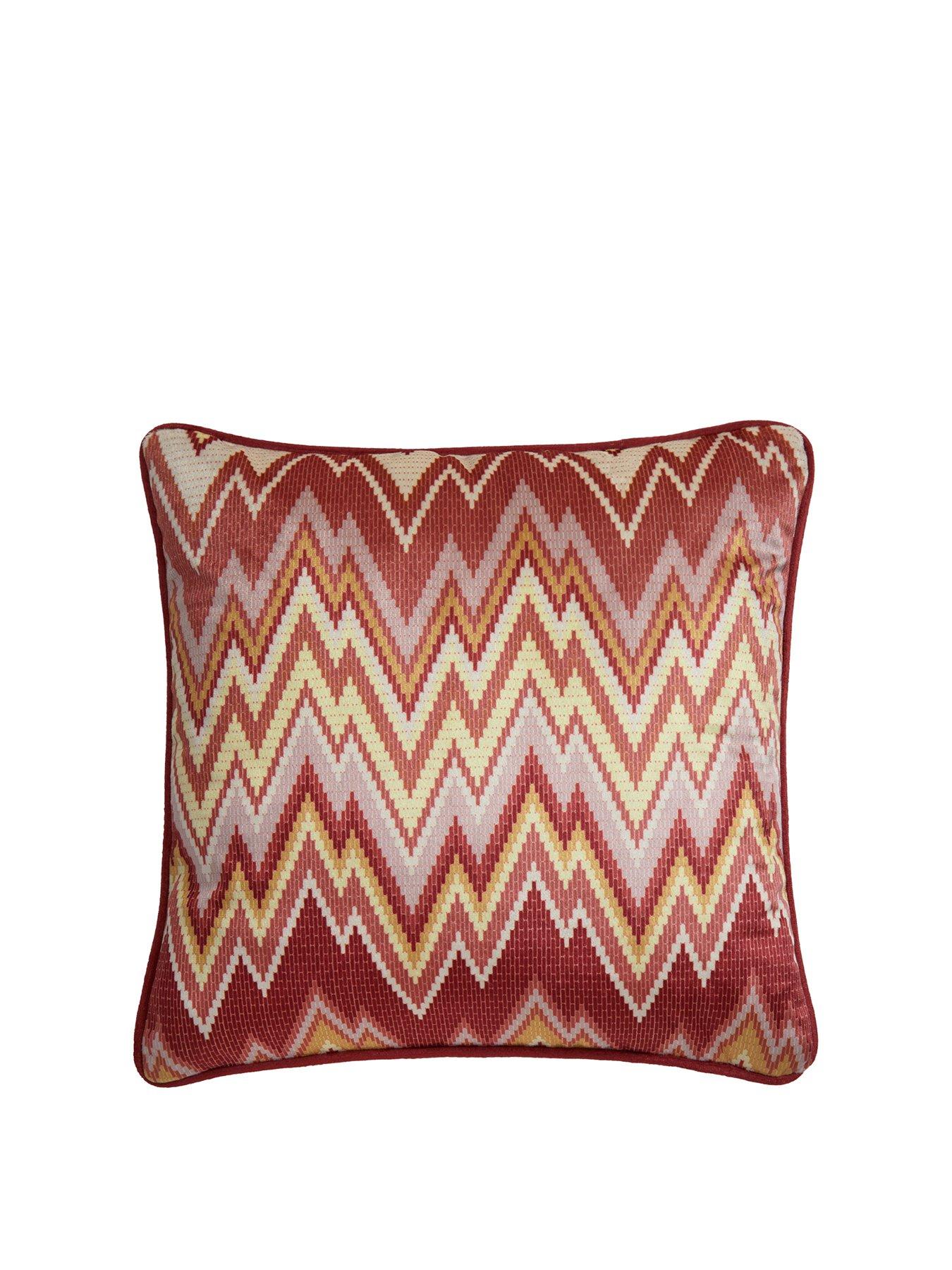 Product photograph of Laurence Llewelyn-bowen Pants On Fire Cushion In Terracotta from very.co.uk
