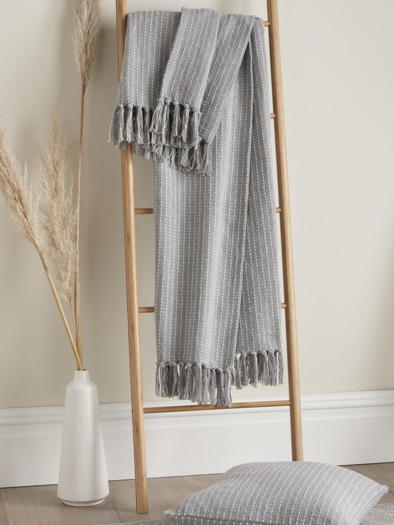 undefined Quinn Throw in Grey