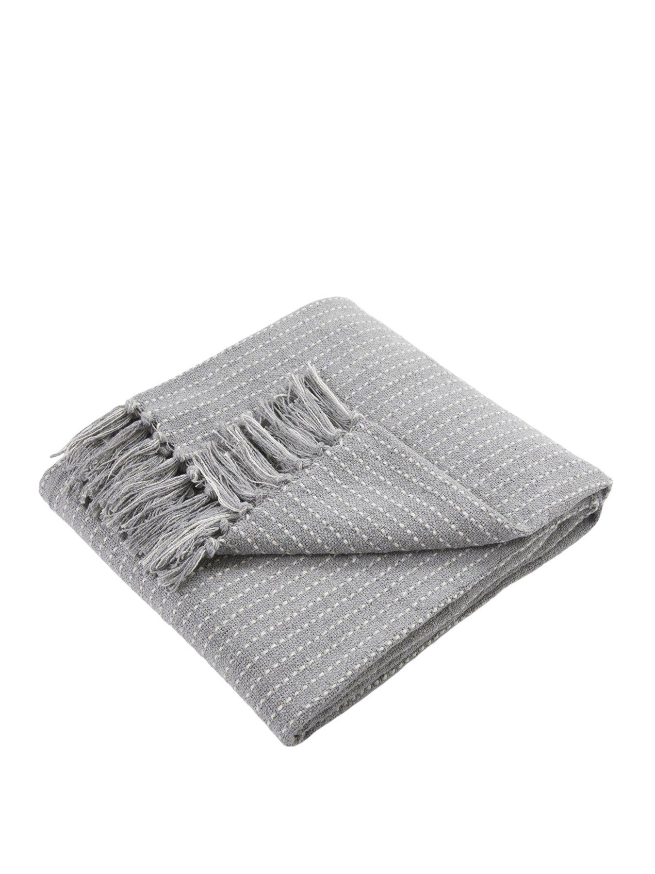 Image 2 of 3 of Drift Home Quinn Throw in Grey&nbsp;