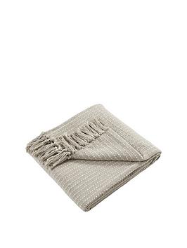 Product photograph of Drift Home Quinn Throw In Natural from very.co.uk