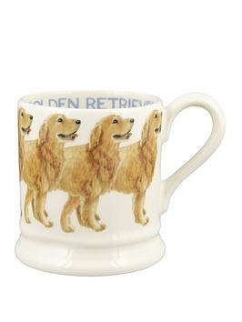 Product photograph of Emma Bridgewater Golden Retriever 1 2 Pint Mug from very.co.uk