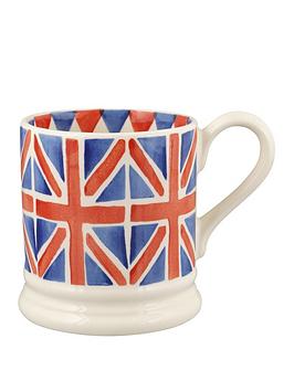 Product photograph of Emma Bridgewater Union Jack 1 2 Pint Mug from very.co.uk