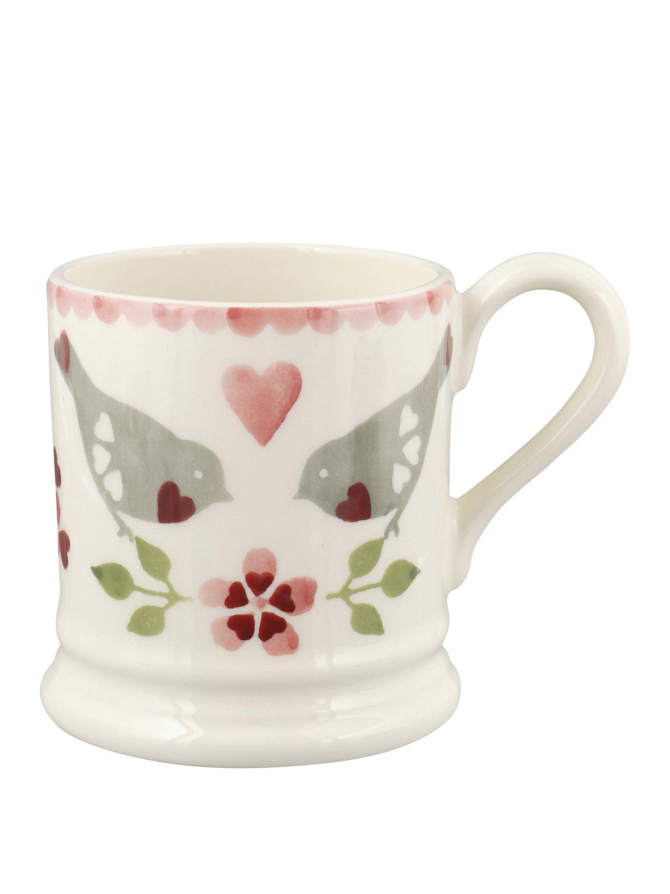 Emma Bridgewater Lovebirds 1/2 Pint Mug very.co.uk