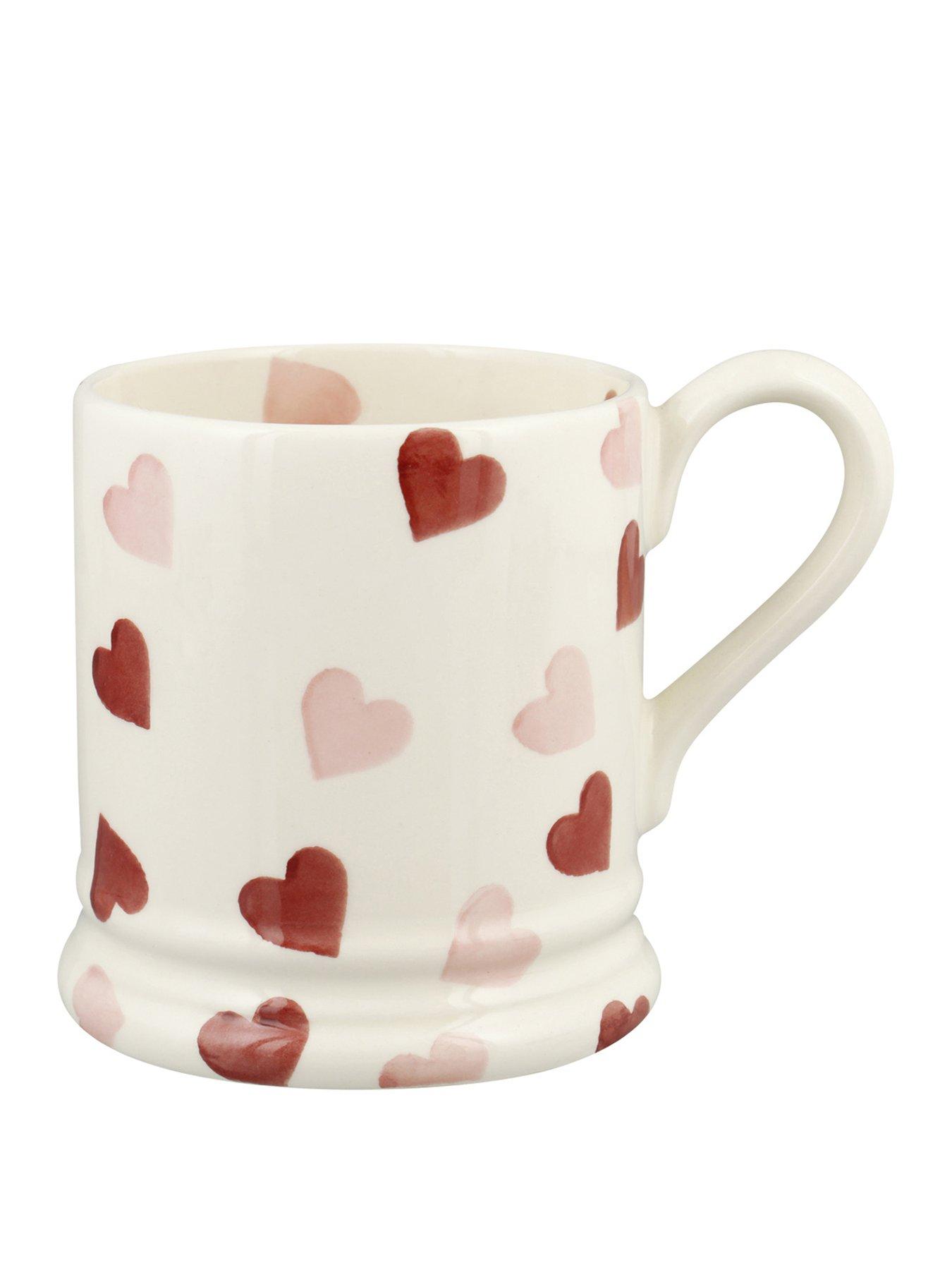 Product photograph of Emma Bridgewater Pink Hearts 1 2 Pint Mug from very.co.uk