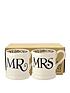  image of emma-bridgewater-black-toast-mr-mrs-set-of-2-12-pint-mugs-boxed