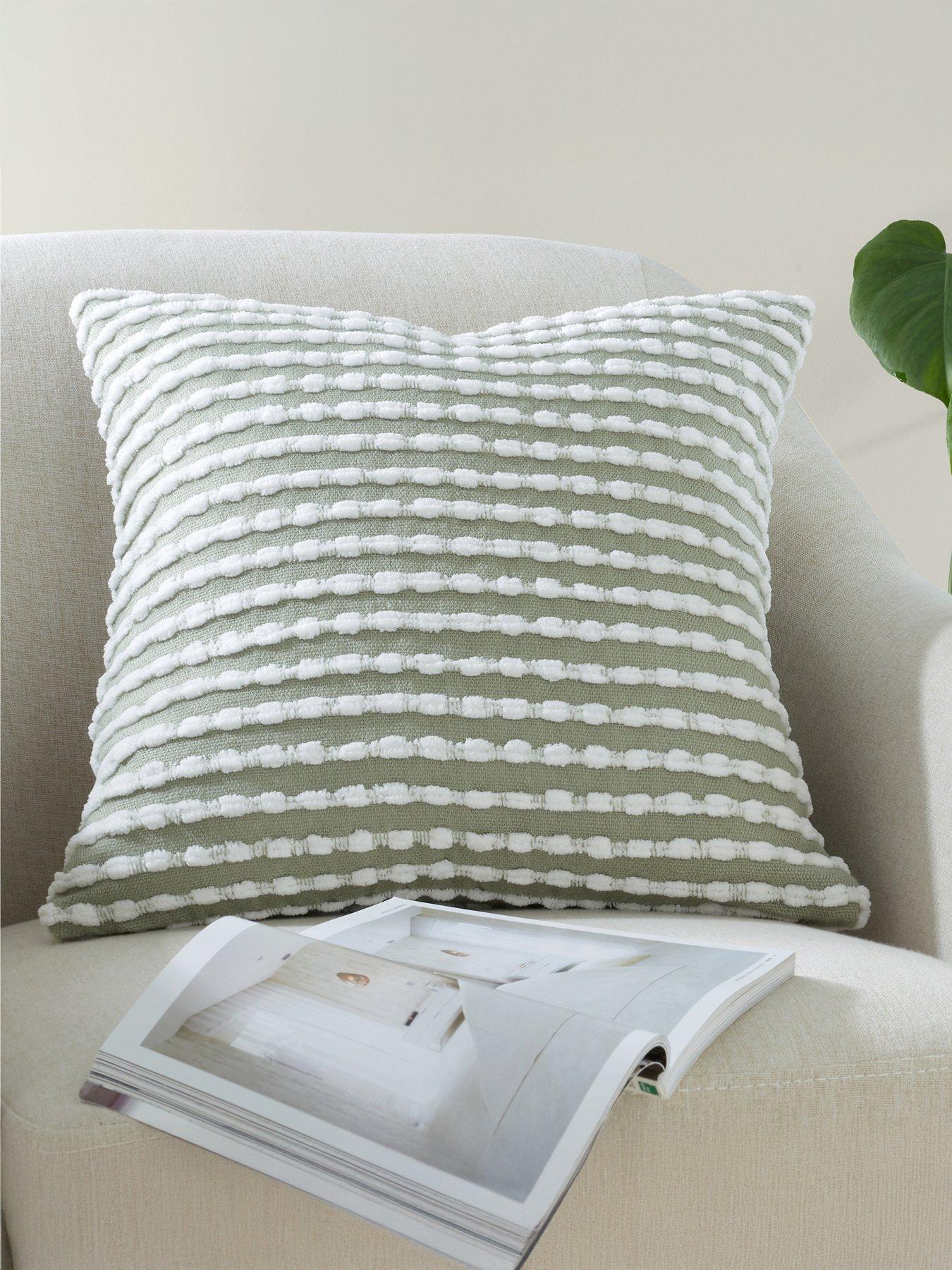 Catherine Lansfield Stab Stitch Cushion