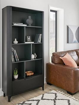 Product photograph of Very Home Carina Bookcase - Black from very.co.uk