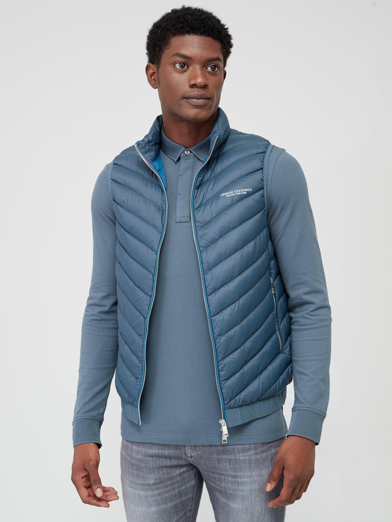 Armani hooded outlet gilet