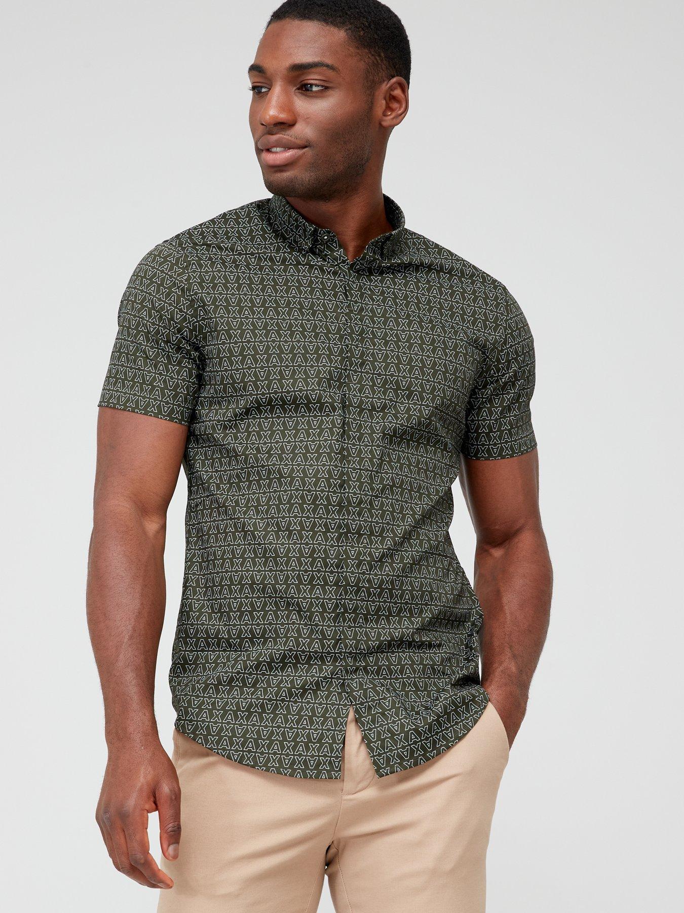 Armani short sleeve on sale shirt