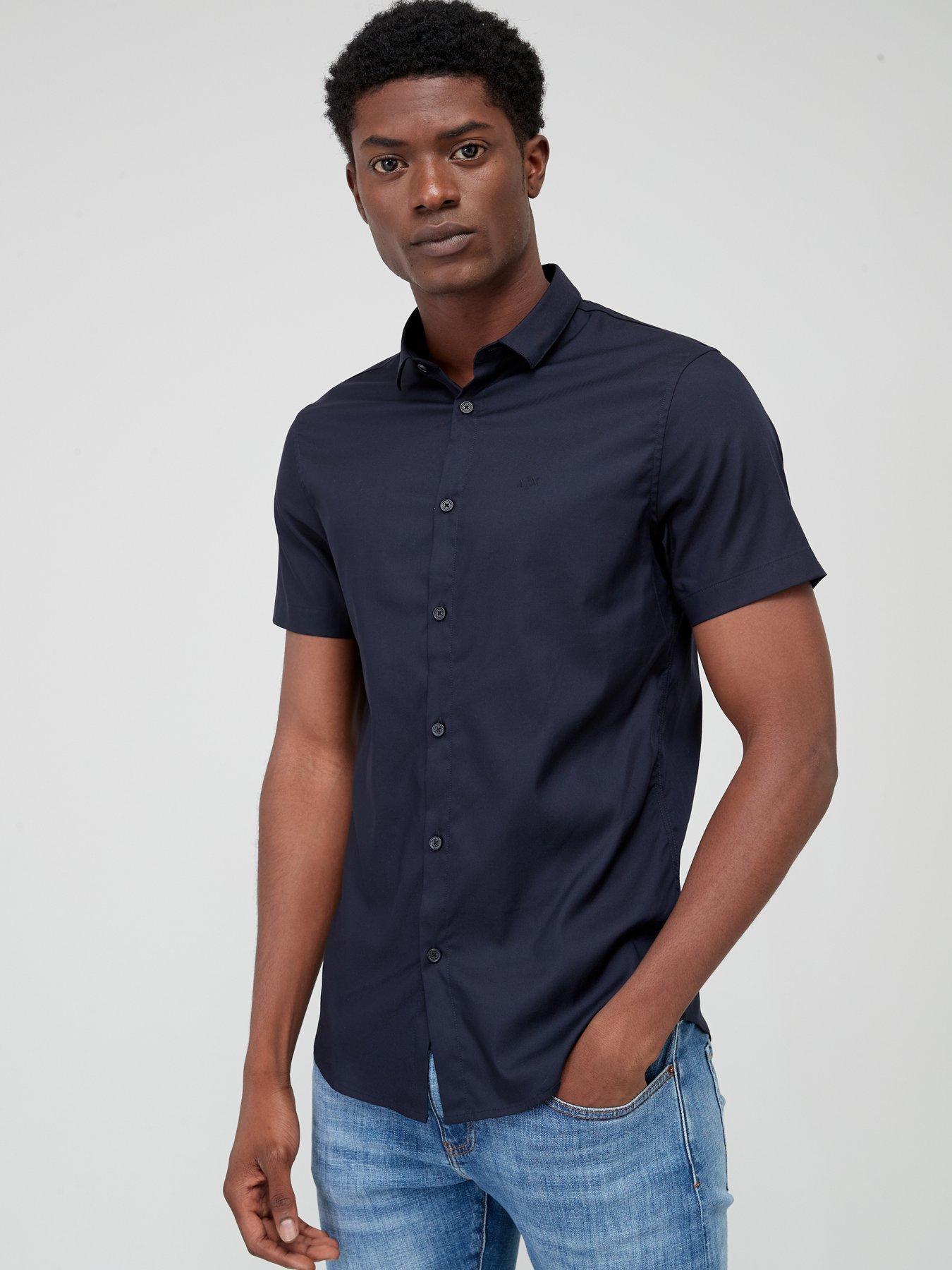 undefined Short Sleeve Shirt - Navy