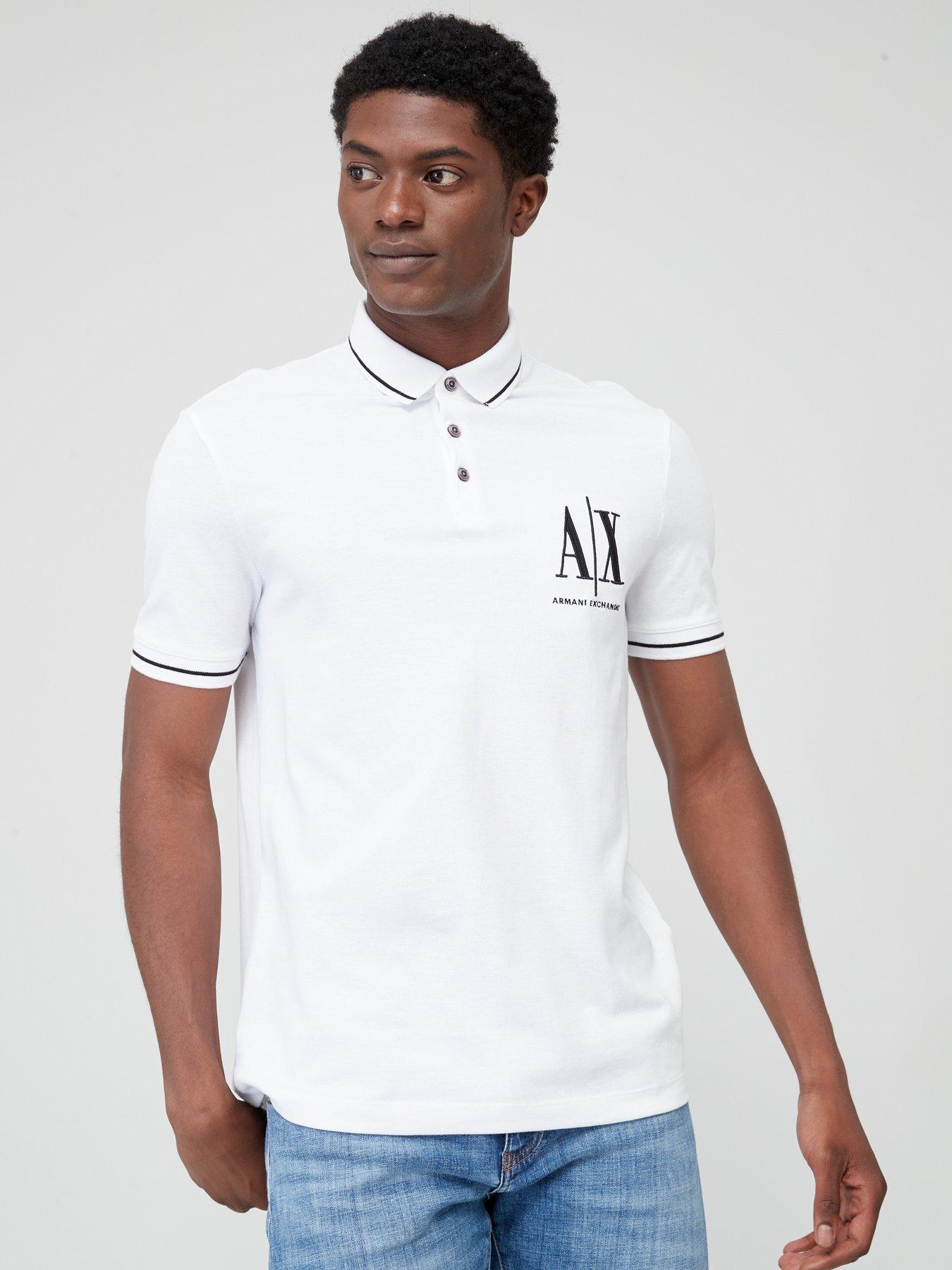 undefined Icon Logo Regular Fit Polo Shirt - White