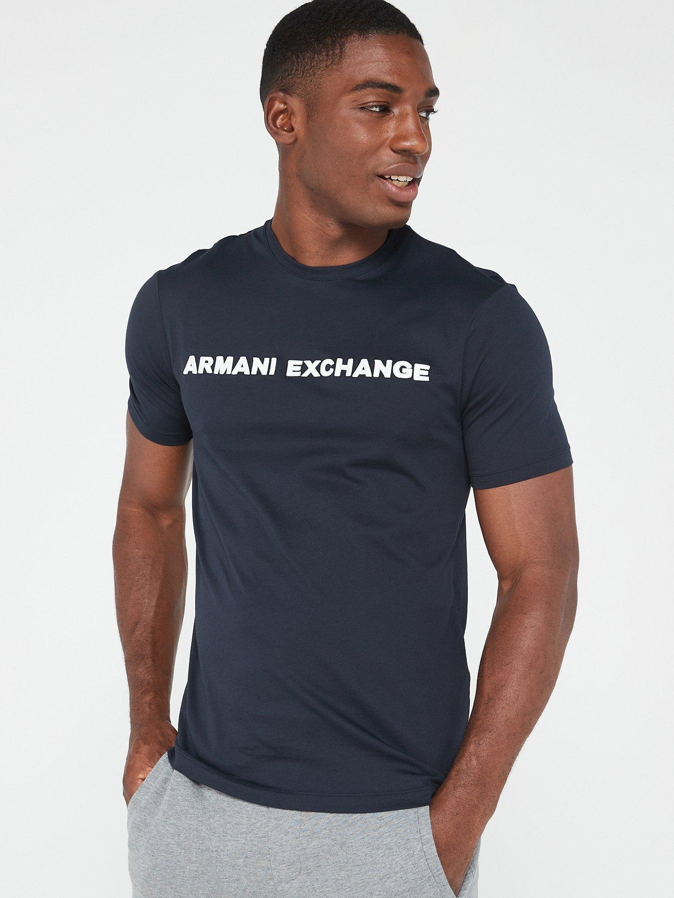 Navy armani clearance shirt