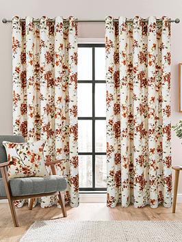 Product photograph of Betty Eyelet Curtains from very.co.uk