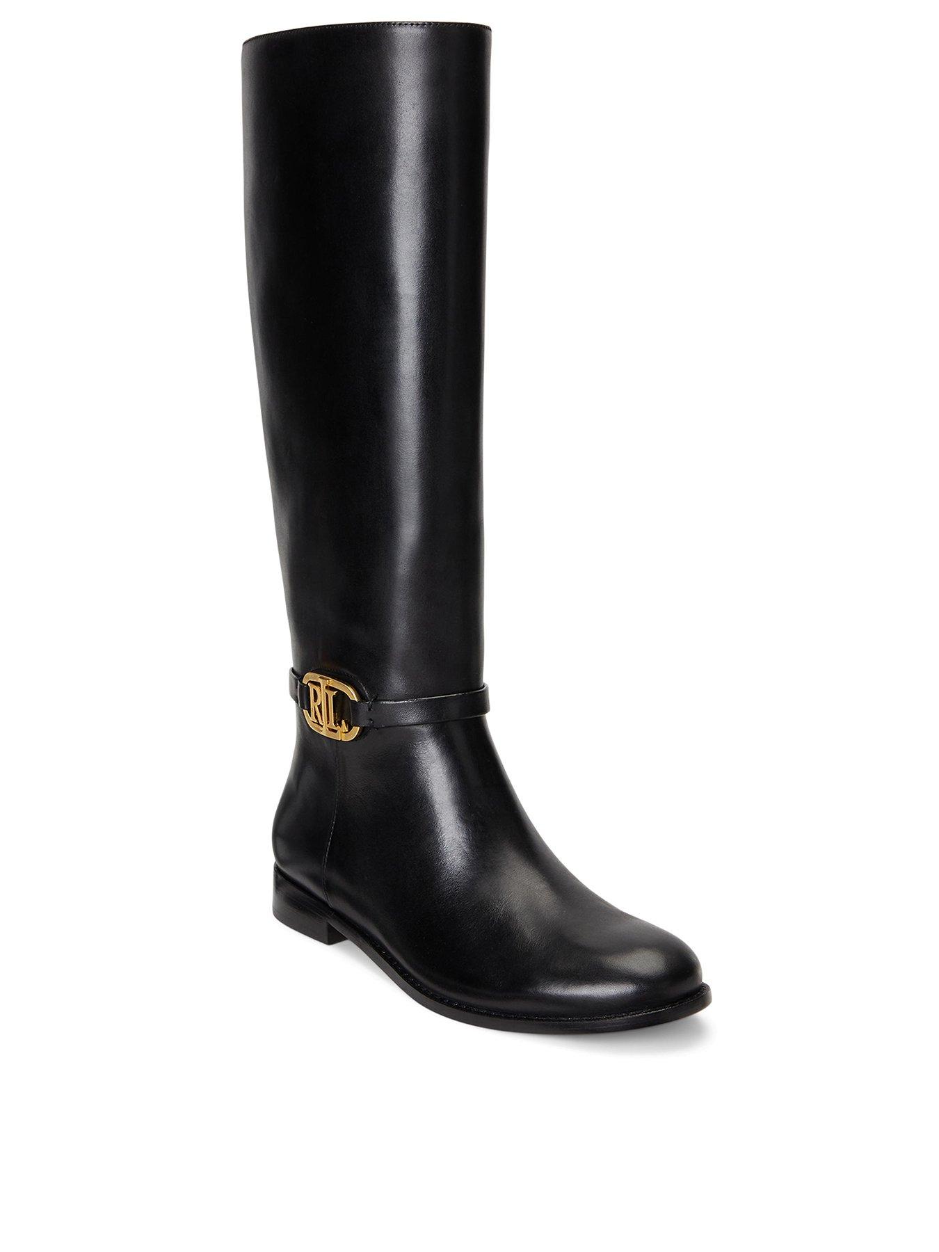 Lauren by Ralph Lauren Bridgette boots tall Boot Black Very
