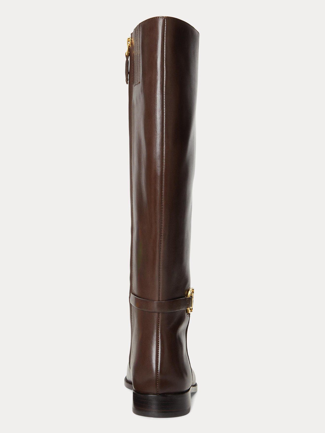 Lauren by Ralph Lauren Bridgette boots tall Boot Chestnut Brown Very