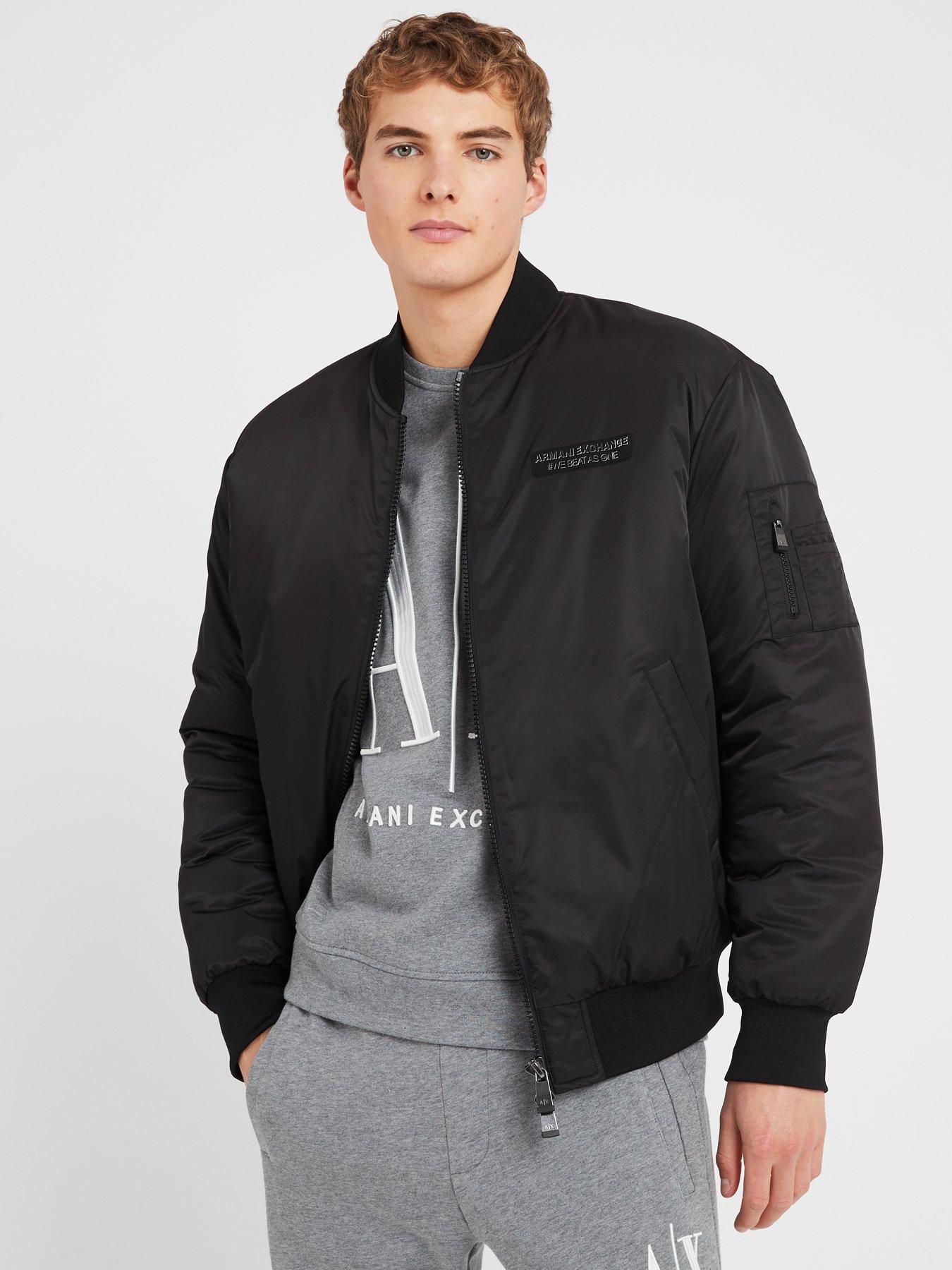 Armani zip deals jacket