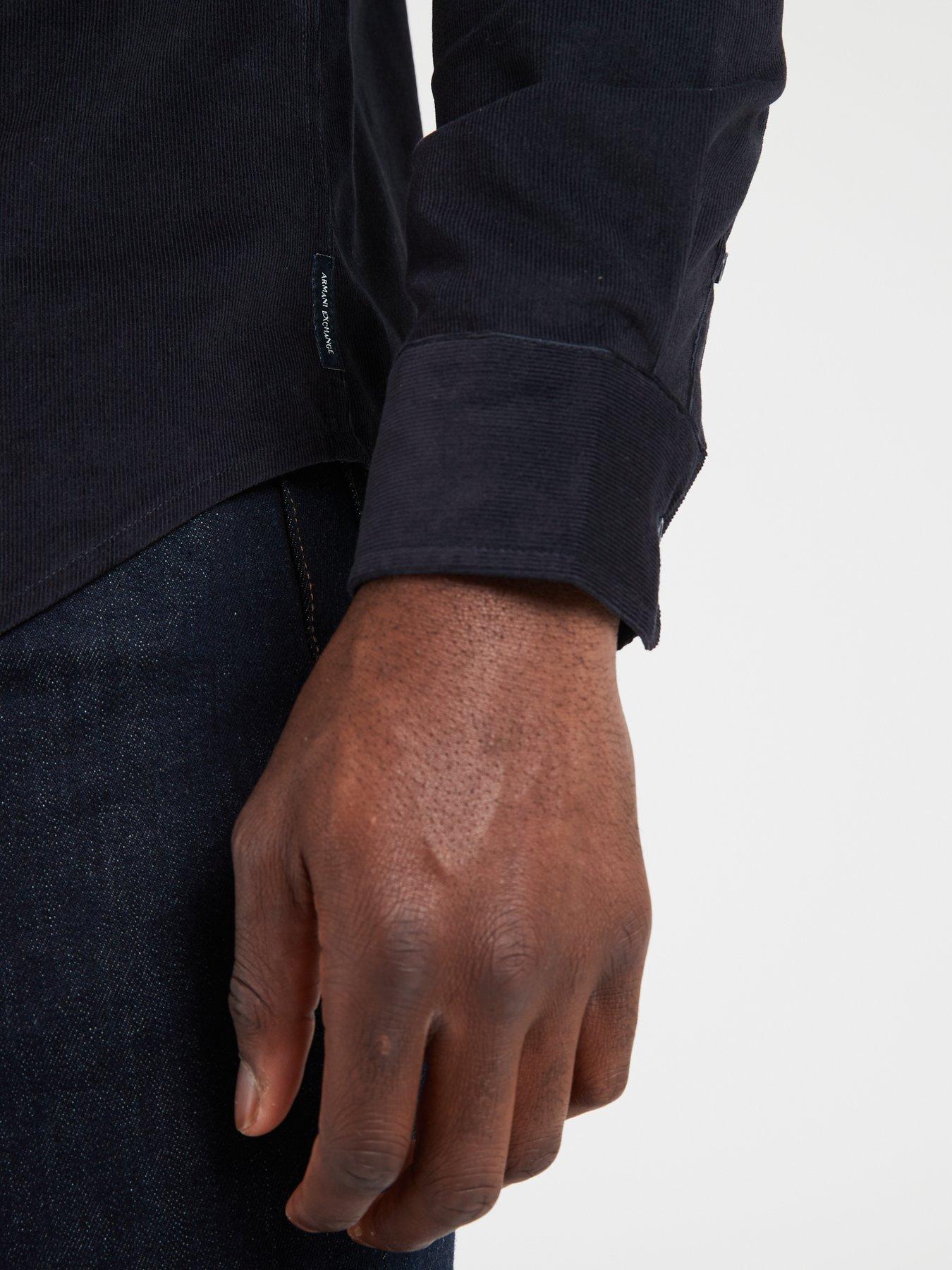 Image 5 of 5 of Armani Exchange Long Sleeve Shirt - Navy
