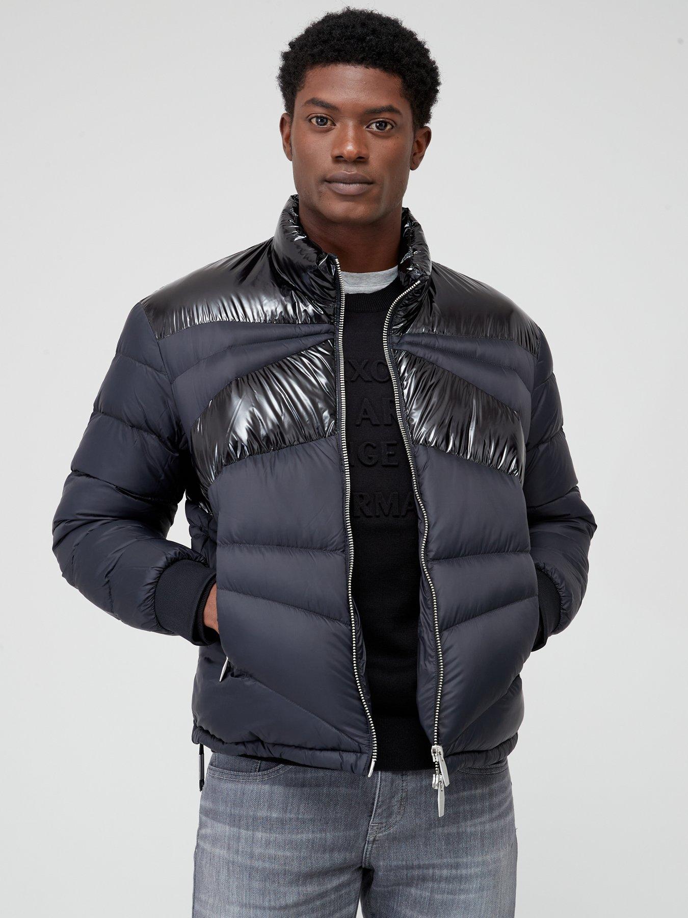 Armani exchange outlet jacket black